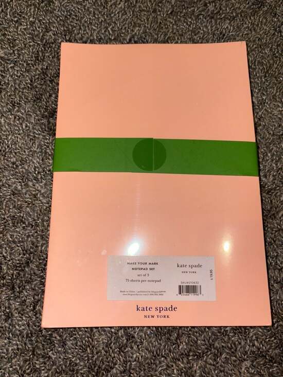 Kate Spade Notepad Set - Picture 4 of 4